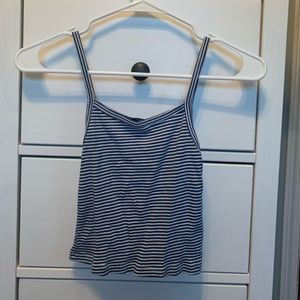 BRANDY MELVILLE blue/white striped tank